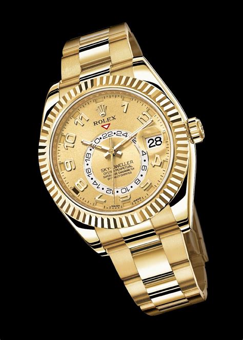 rolex sky dweller oyster perpetual 42mm 18k yellow gold|rolex sky dweller 2023 price.